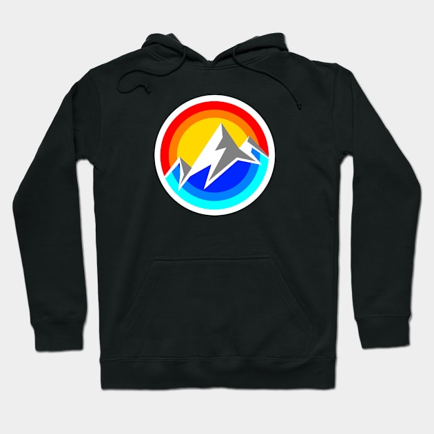 mountain circle Hoodie by pholange